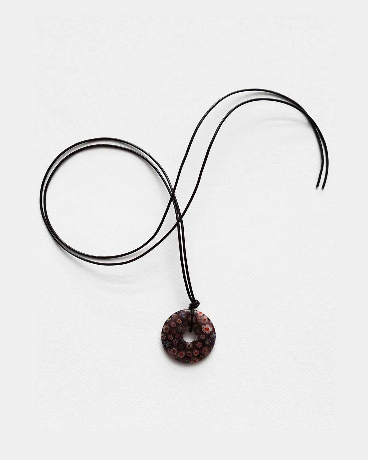 Milefiori Cord Necklace